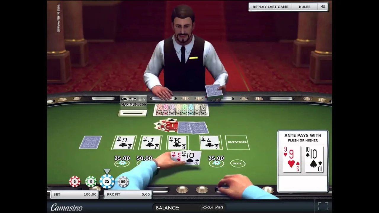 3 card poker online free